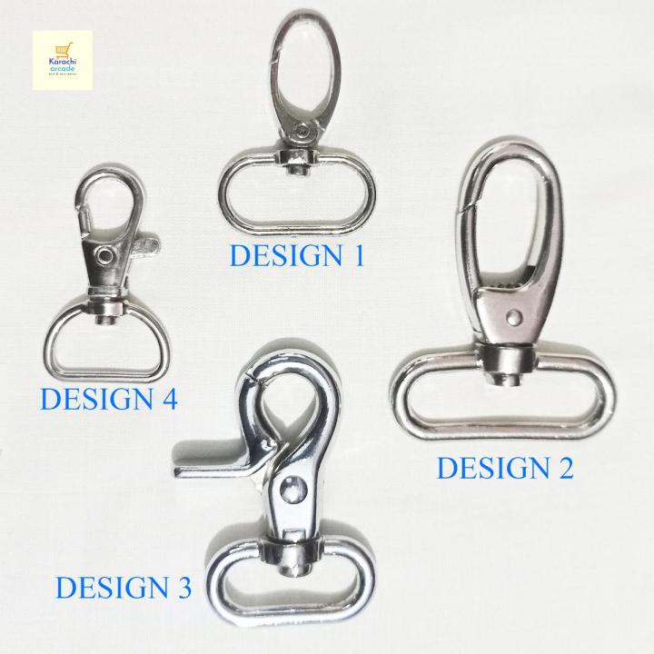 Metal Swivel Trigger Keychain Hooks Clips, Snap and Lobster Clasps
