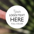 100pcs custom design/logo/wedding/label/personalized stickers of your own design in round shape. 