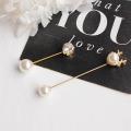 South Korea's  pearl antilight brooch  word pin sweater cardigan safety pin buckle pin fixed accessories female two. 