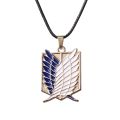&lt;wholesale&gt;Necklace Funny Creative Attack On Titan Anime Cosplay Necklace for Women. 