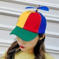 【LuckyBabyFans Store】Bamboo Dragonfly Baseball Cap Funny Helicopter Propeller Dad Hat Snapback Hat For Adult Kids Boys. 