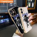 YIWESAN For IPhone 12 Mini Case Fashion Tide Space Nasa New Design Phone Cases Pattern Silicone Casing Full Back Cover Camera Shockproof Protection Softcase. 