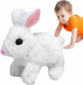 Bunny Toys Educational Interactive Toys Bunnies Can Walk and Talk, Plush Stuffed Bunny Toy Walking Rabbit Educational Toys for Kids, Bunny Toys Hopping, Wiggle Ears, Sounds. 