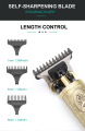 VGR V-091 T-Blade Hair Cutting Machine Cordless Hair Clipper Rechargeable Professional Electric Hair Trimmer for Men. 