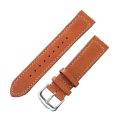 21mm Width Real Natural Leather Watch Band Strap. 