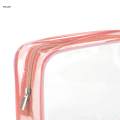 Waterproof Toiletry Bag Travel PVC Storage Bag for Storage Blush p Brushes Eye Shadows and Other Small Items Clear. 