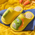 Children Cartoon Dino Fur Slipper Soft Autumn Winter Warm Princess Baby Boys Girl Indoor Home Bedroom Cotton Fleece Fur Shoes. 