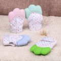 1 Piece Baby Teether Glove, Newborn Infant Baby Silicone Teether Baby Teething Gloves, Baby Teething Mitten, Silicon Teething Gloves. 