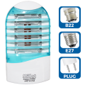 Millat Mini Insect Killer Ultrasonic Pest Repeller Plug in Indoor,Pest Reject Repellent for Home Reject Insect Mosquito Ant Spider Cockroach Bug Keep Human and Pets Safe Smart Home. 