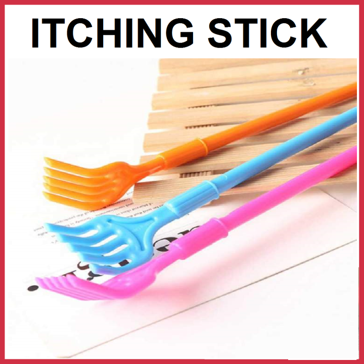 Plastic Back Scratcher Stick Massager (1 Pc) (Random Colors) Itching ...