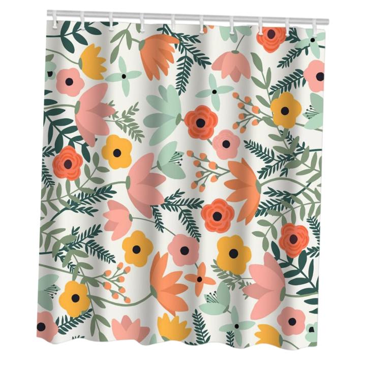 Shower%20Curtain%20Waterproof%20W%2071%20x%20H%2071%20Polyester%20Fiber%20Washable%20Bathroom%20-%20Image%206