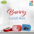 Bunny Lunch Box (with Box,Spoon and Fork Inside) For School. 