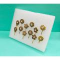 12 Pcs Antique Stylish Nose Pin For Girls/Women | Nose Pin Without Piercing. 