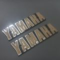 Yamaha Y80 Fuel Tank Side Emblem Monogram Set Vintage Bike Antique model  (1pair) R/L Made In japan. 