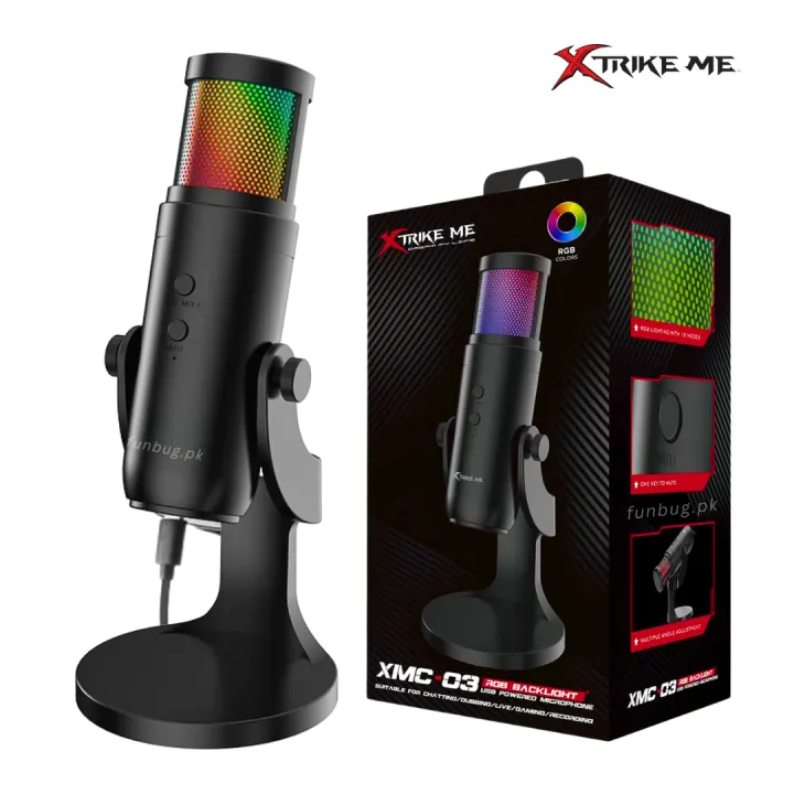 Xtrike-Me%20Professional%20Condenser%20Microphone%20for%20Studio%20Recording%20-%20USB%20Powered%20Omnidirectional%20Dynamic%20Gaming%20Mic%20for%20Mobile,%20PC,%20Desktop,%20Podcasting,%20Live%20Streaming,%20Singing,%20ASMR,%20Youtube%20-%2012%20RGB%20Lighting%20Modes%20-%20360%C2%B0%20Rotatable%20Body%20-%20XMC03%20by%20FunBug%20-%20Image%202