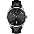 TISSOT T099.407.16.447.00 Leather Strap Powermatic Wrist Watch For Men. 