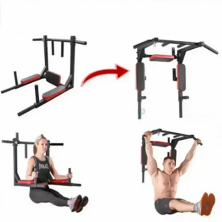 Beast%20Fitness%202-in-1%20Wall%20Mounted%20Pull%20Up%20Bar%20&%20Dip%20Station%20-%20Heavy%20Duty%20Multi-Grip%20Chin%20Up%20Bar%20with%20Padded%20Armrests%20-%20Ultimate%20Home%20Gym%20Strength%20Training%20Equipment%20-%20150kg%20Capacity%20-%20Image%202