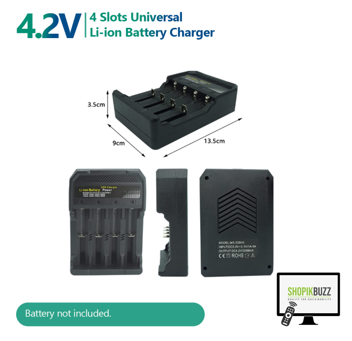 18650%20Battery%20Charger%204%20Slot%20Fast%20Charger,%20for%203.7V%20Li-ion%2010440%2014500%2016650%2014650%2018350%2018500%2016340(RCR123)%20Batteries,%20USB%20Intelligent%20Universal%20Rechargeable%20Battery%20Charger%20%20%7C%20%20%20Circuit%20Town%20-%20Image%206