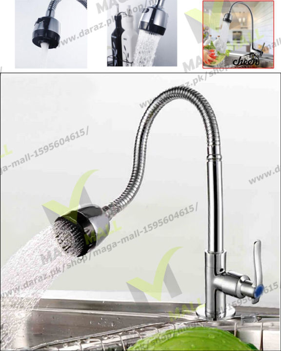 Wall%20Mounted%20Single%20Handle%20Kitchen%20Sink%20Faucet%20Chrome%20Finished%20Hot%20and%20Cold%20Water%20Kitchen%20Mixer%20Taps%20(%20Mixer%20Not%20Included%20)%20-%20Image%202