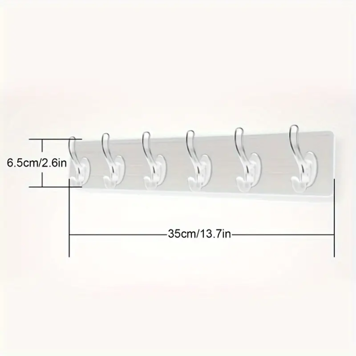 6Row%20Multipurpose%20Hooks%20Nail-free%20Transparent%20Holder%20Strong%20Self%20Adhesive%20Wall%20Hook%20Kitchen%20Bathroom%20Traceless%20Hanger%20Stickers.%20-%20Image%208