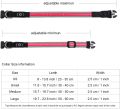 PetIsay Ultimate LED Dog Collar - USB Rechargeable with Water Resistant - Reflective Light up Dog Collar Flashing Light - Adding Safety to Night-time Walks(Red, S). 