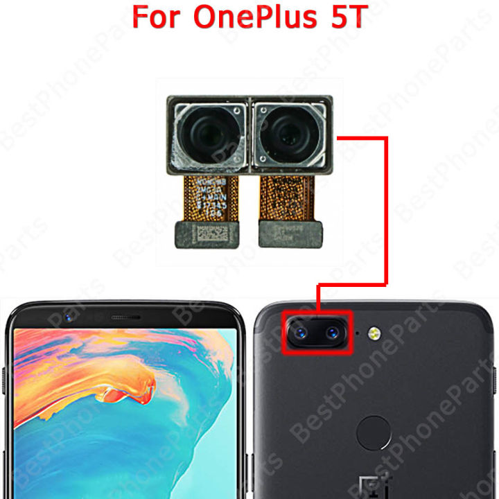 【Mary DAI Store】Rear Camera For Oneplus 5 5T 1+ 3 3T One Plus 6 Back View Front Camera Module Replacement Spare Parts Flex Cable