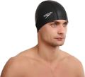 Speedo Silicon Swimming Caps | Stretchable and Elastic Caps | For Adults and Kids. 