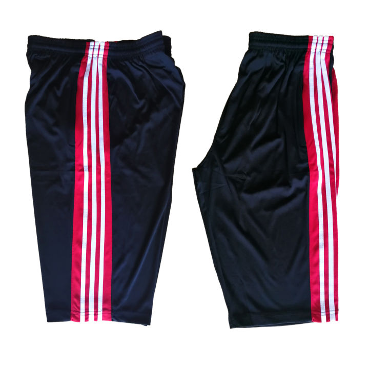 Half Length Men Shorts for Lounge Pajamas Night Wear Exercise Wear Short Pants for Sports and Swimming in Black in M L XL 2XL Elasticated Waist Band with Draw String with 2 Pockets