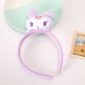 my melody kuromi kawaii plush doll face wash girl sanrio anime yugui dog cute girly heart hair accessories headdress headband. 