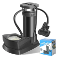 Portable Foot Air Pump | Single Cylinder Manual Tyre Inflator | Universal Car & Motorcycle Air Pressure Pump | Heavy Duty Metal Body. 