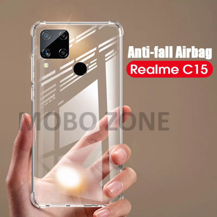 realme_%20c15%20antishock%20Airbag%20Case%20Soft%20Silicone%20Transparent%20Protective%20Cover%20-%20Image%203