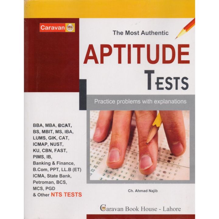Caravan Aptitude Tests