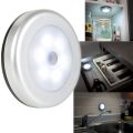 Sensor Lights 6 LED Motion-Activated Night Light/Battery-Powered Motion Sensor Light/Optional Magnetic or Adhesive Stick-Anywhere Indoors, Ideal for Bedroom, Bathroom, Kitchen, Closet, Hallway. 