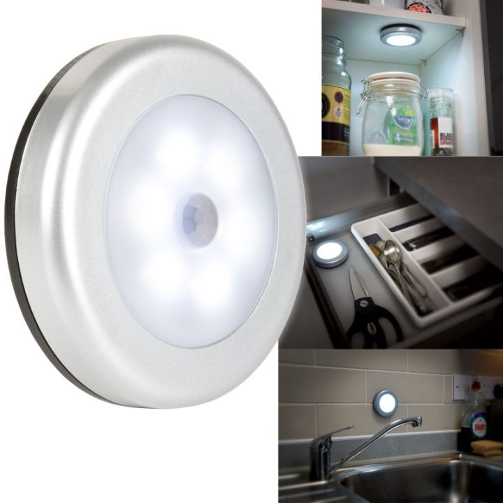 Sensor%20Lights%206%20LED%20Motion-Activated%20Night%20Light/Battery-Powered%20Motion%20Sensor%20Light/Optional%20Magnetic%20or%20Adhesive%20Stick-Anywhere%20Indoors,%20Ideal%20for%20Bedroom,%20Bathroom,%20Kitchen,%20Closet,%20Hallway%20-%20Image%202