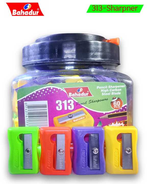 313 Sharpener- 60pcs/Jar- Pencil Sharpener- Jar Packaging