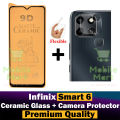 Infinix Smart 6 Ceramic Matte Glass Protector Premium Quality + Camera Protector Lens Protector Camera Glass For Infinix Smart 6 - ShopHive. 