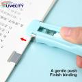 Binder Clip Simple Operation Paper Binder Clips Desktop Stapler. 