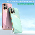For Infinix Hot 10i Back Cover Fashion Shiny Plating Square Bumper Camera Protection Case Soft Silicone Shockproof Protective Mobile Phone Cases. 