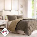 Plain Solid Color Quilt, 250g Comforter With Pillow Covers -Beddys Studio. 