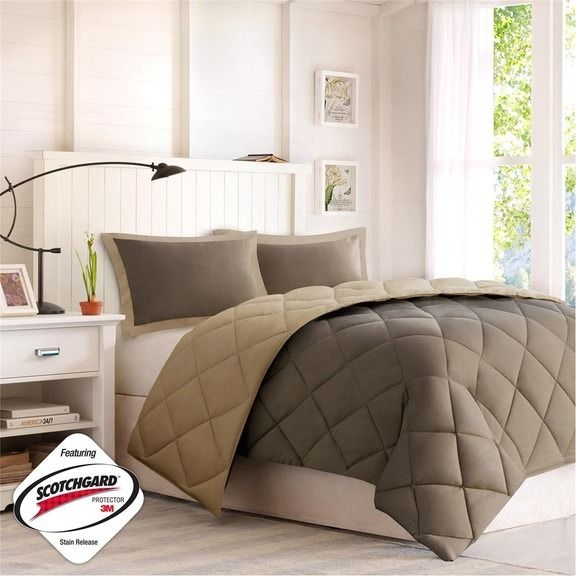 Plain Solid Color Quilt, 250g Comforter With Pillow Covers -Beddys Studio