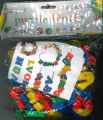 Intelli Toys DIY Building Blocks Manual Assemble Jigsaw Puzzle Craft Kids Intelligence Toys - Beautiful Dudu / Digital Inset / Childlike Heart / BulIet / Block Building Letter Threaded / Gear. 