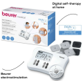 Beurer EM 80 3-in-1 digital TENS/EMS unit  (For pain therapy, muscle strengthening and massaging). 
