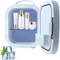 Skincare Fridge with LED Mirror, 6L Beauty Mini Fridge Skin Care Cosmetic Makeup Refrigerator with LED Light, Small Refrigerator Cooler or Warmer (White). 