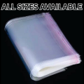 20 Pcs Self-adhesive Plastic Bags For Packaging - High Quality Transparent Self-Adhesive Clear OPP Plastic Bag. 