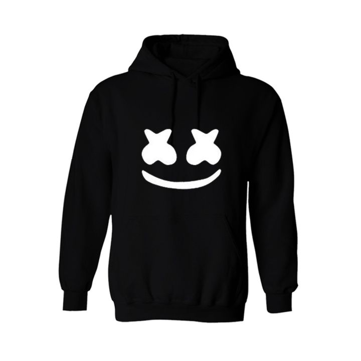 Smiley%20Printed%20Fleece%20Hoodie%20Winter%20Warm%20Pullover%20Drawstring%20Top%20Quality%20Wear%20Hoodies%20For%20Men%20-%20Image%202