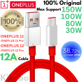 Original 100% Oneplus 12 Pro Data Cable warp Charging Cable 12A 150W Supervooc Charging Cable 1m for Oneplus 11 11Pro 12 12Pro 10 9 9R N10 CE 2 5G Original Warp Charge Type-C Dash Cable Supervooc 12A 150w Fast Charge One Plus 10 Pro 9RT 8 7Pro 7t 7 T 6t. 