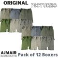 Ajmir Garments - Imported Pack Of 12 - Multi-Color Cotton Boxer For Men - Premium Quality". 