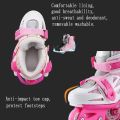 5 inch Size Suitable for Upto 11 years Baby Inline Skates Roller Skating Shoes For Children Adjustable Inline Skates,Outdoor Roller Blades with Full Light Up Illuminating Wheels for Kids NOTE random color will be delivered. 