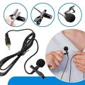 Professional  3.5 mm Clip Tie Collar Mic Audio Compatible Microphone  with Smartphones, Laptops, DSLR & Other Equipment. 