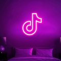 Tiktok Logo Neon Sign - Neon Light. 